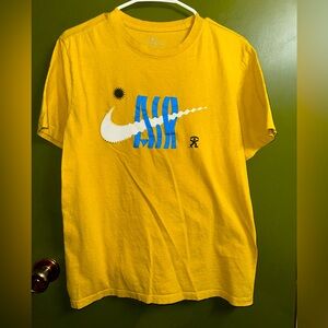 🔥 3/15 SALE 🔥 Nike Air Yellow Short Sleeve Graphic Tee